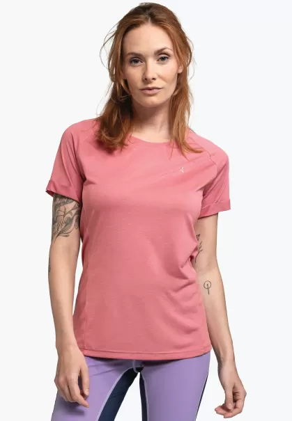 Uitzonderlijk Shirts/Polos Roze Schöffel Sportief Shirt Gemaakt Van Gerecycled Materiaal Dames