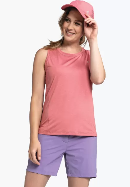 Elegante Schöffel Shirts/Polos Vrouwelijke Top Gemaakt Van Gerecycled Materiaal Roze Dames