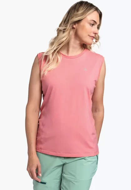 Koele Top Gemaakt Van Natuurlijk Materiaal Shirts/Polos Winkel Schöffel Roze Dames