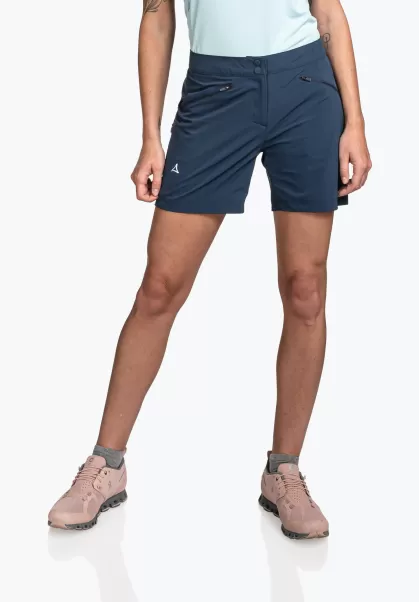 Dames Blauw Collectie Sportieve Shorts & Grote Bewegingsvrijheid Broeken Short Schöffel