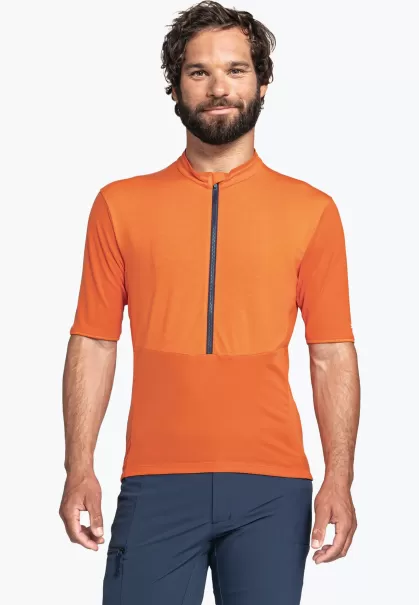 Schöffel Shirts/Polos Hoge Kwaliteit Lichtgewicht, Koelend, Sneldrogend Oranje Heren